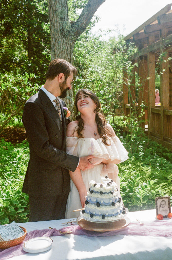 35mm film wedding photography in Asheville North Carolina 